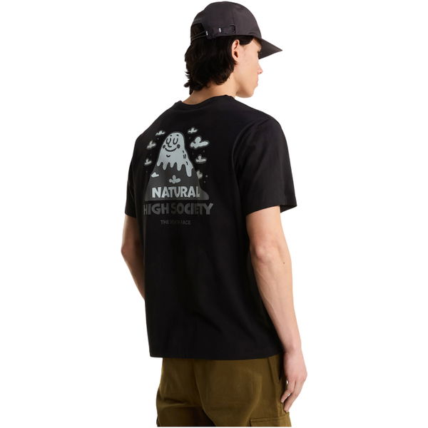 2026 The North Face Natutal High Society T-Shirt NF0A8JPQ - Black